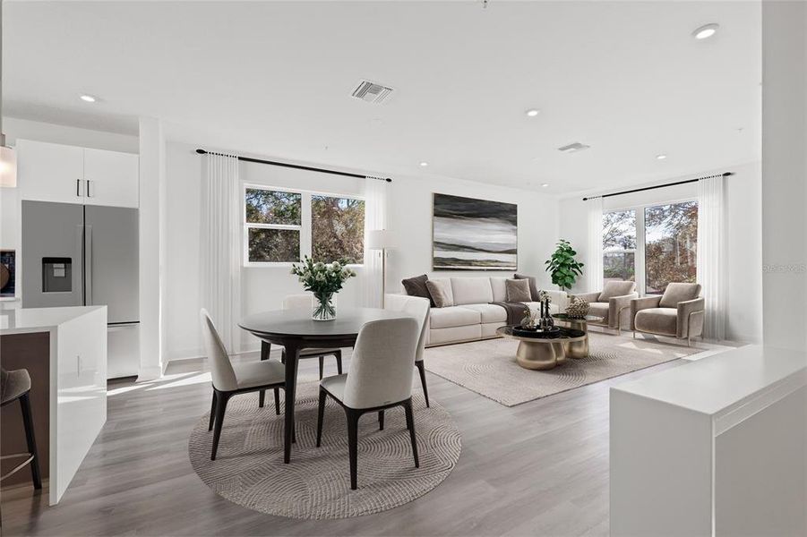 Furnished interior view inside a new home in , St. Petersburg (Image 6).