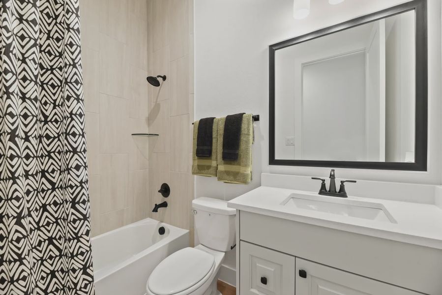 Furnished interior view inside a new home in Evergreen, Fulshear (Image 11).