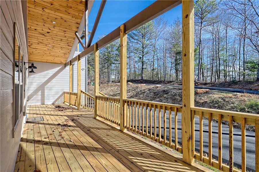 Exterior details and patio area of a home in , Clayton (Image 46).