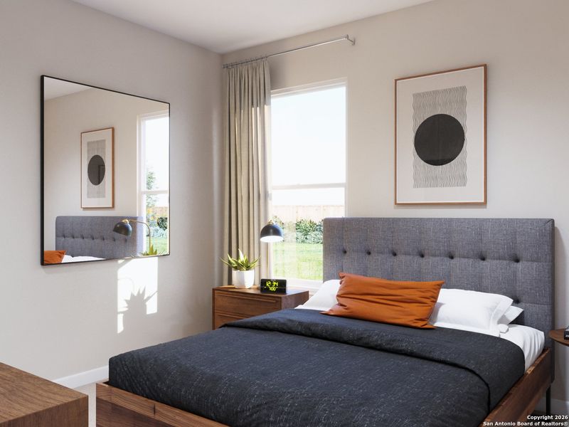 Furnished interior view inside a new home in Abbott Place, St. Hedwig (Image 12).