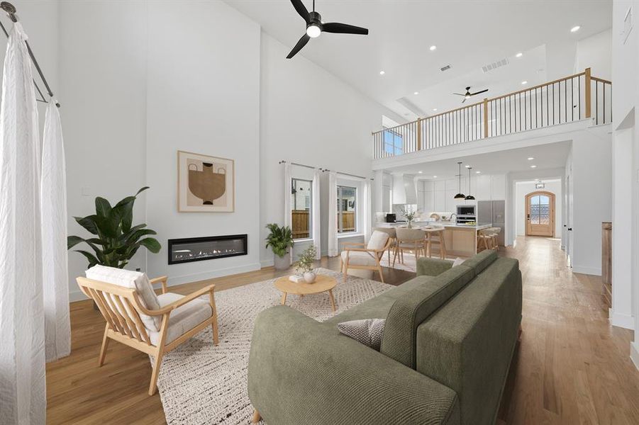 Furnished interior view inside a new home in Aster Park, McKinney (Image 16). Furnished interior view inside a new home in Aster Park, McKinney (Image 16).