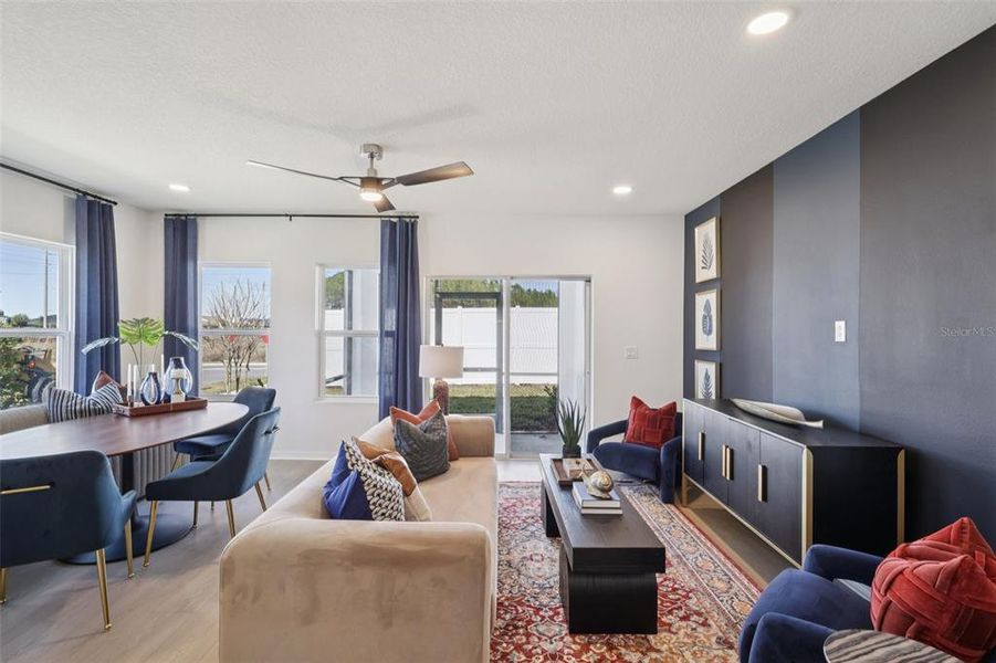 Furnished interior view inside a new home in Twin Oaks, Zephyrhills (Image 23).