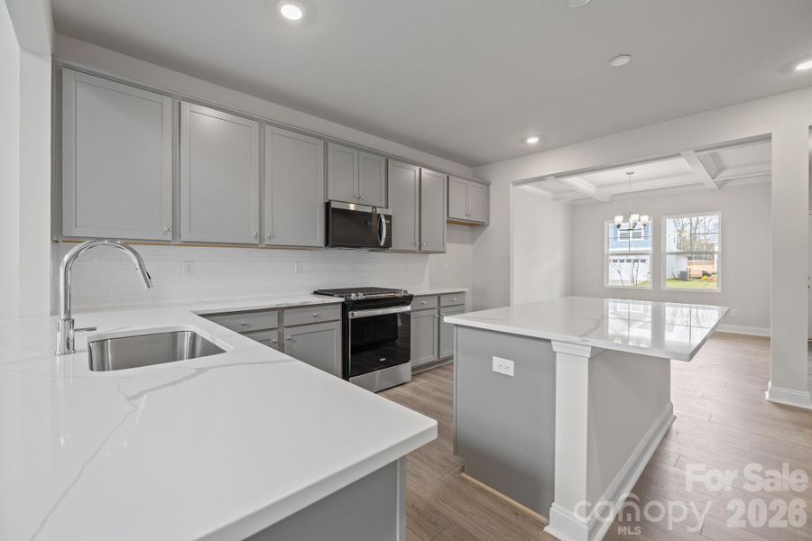 Furnished interior view inside a new home in Moore Farms, Indian Trail (Image 4). Furnished interior view inside a new home in Moore Farms, Indian Trail (Image 4).