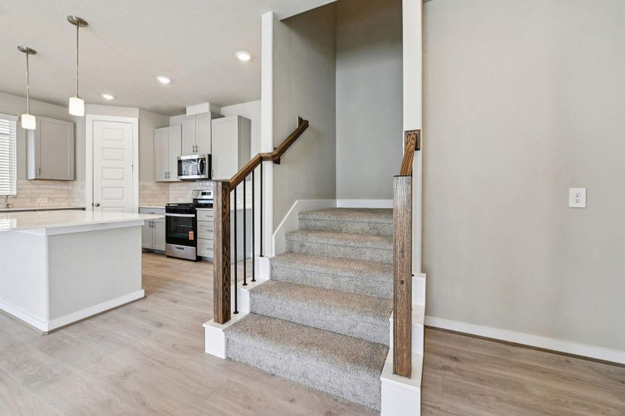 Photo is not of the actual home but is an inspirational photo of builder's model home and may depict options, furnishings, and/or decorator features that are not included. Photo is not of the actual home but is an inspirational photo of builder's model home and may depict options, furnishings, and/or decorator features that are not included.