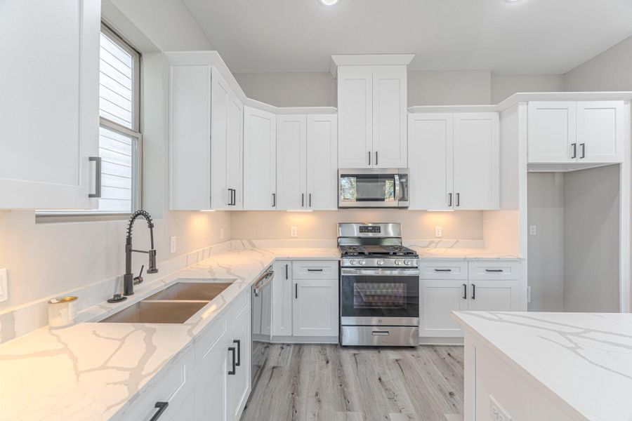 Furnished interior view inside a new home in , Houston (Image 6).