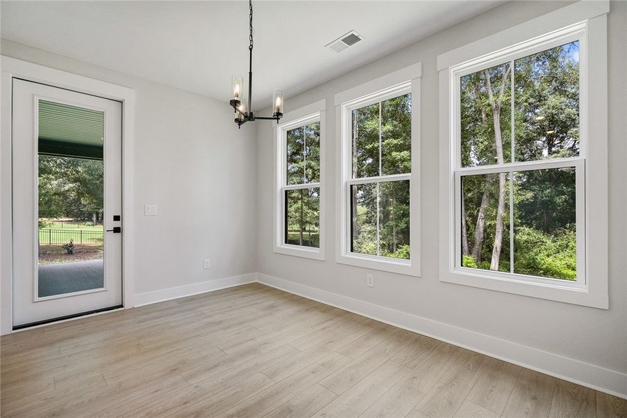 image is of a different house, same floor plan.  I
