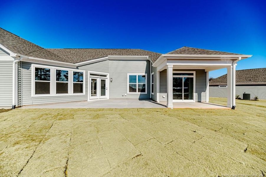 Side Yard to Patio - grass enhanced