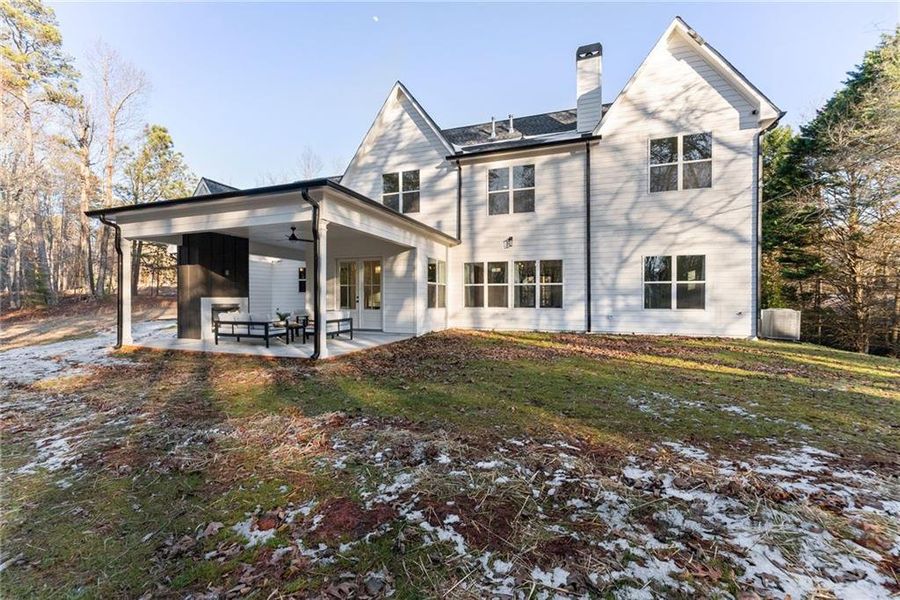 Exterior details and patio area of a home in , Cumming (Image 44). Exterior details and patio area of a home in , Cumming (Image 44).
