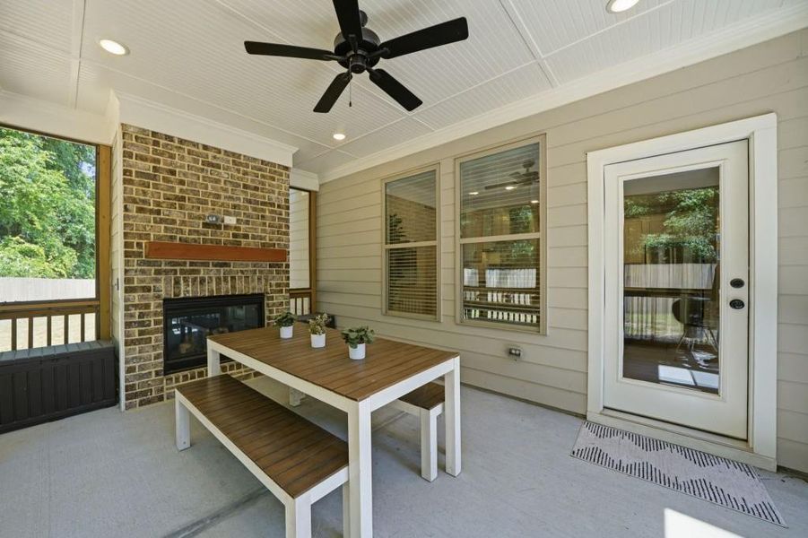 Exterior details and patio area of a home in , Tucker (Image 3).