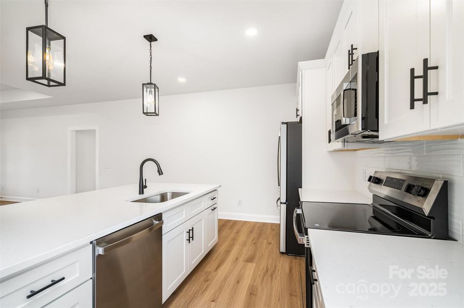 Furnished interior view inside a new home in , China Grove (Image 5).