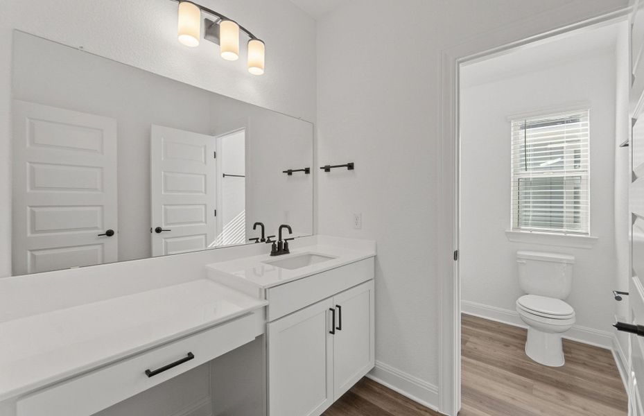 Furnished interior view inside a new home in Santa Rita Ranch, Liberty Hill (Image 12). Furnished interior view inside a new home in Santa Rita Ranch, Liberty Hill (Image 12).