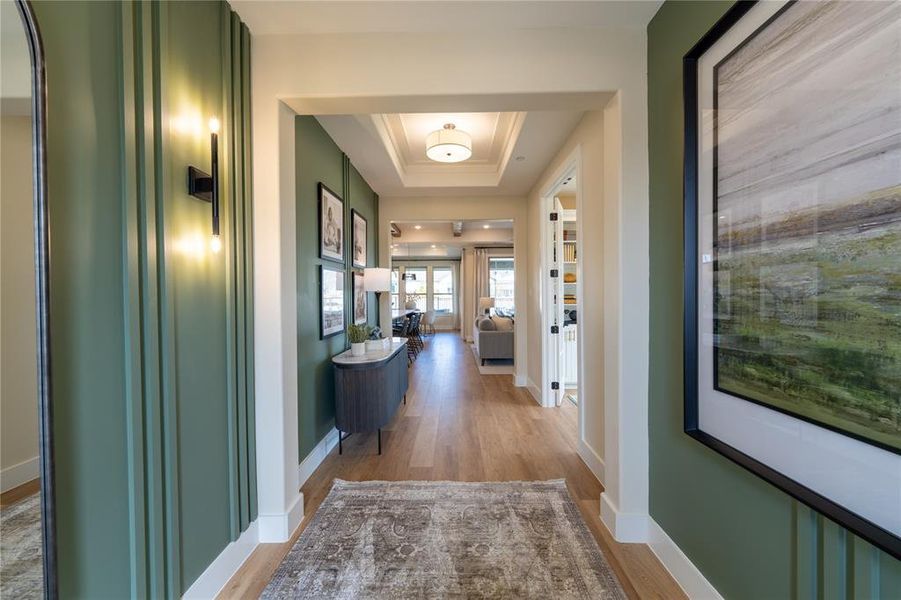 Furnished interior view inside a new home in , Prosper (Image 14).