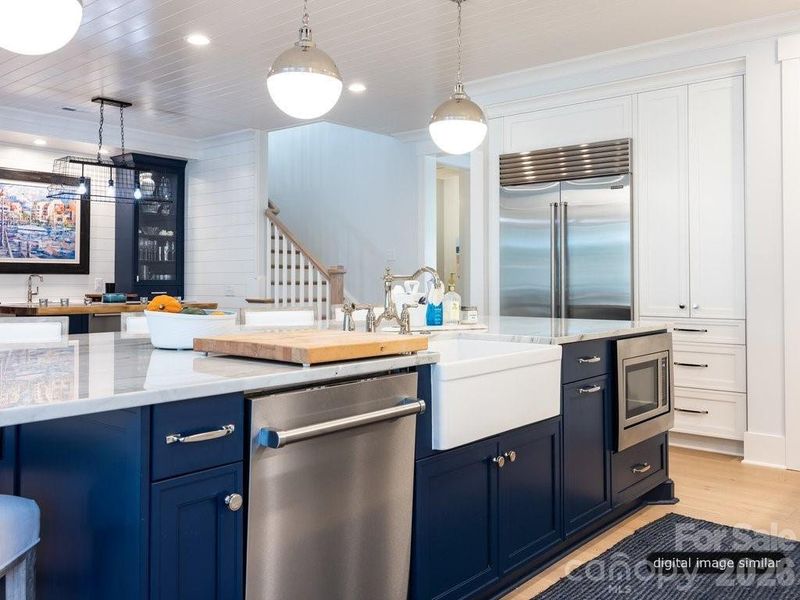 Furnished interior view inside a new home in , Davidson (Image 17).