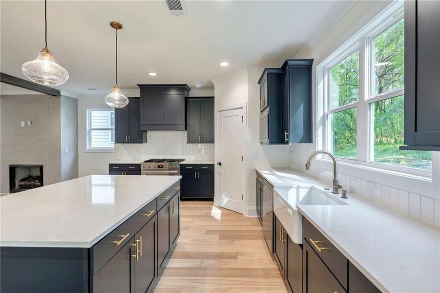 Furnished interior view inside a new home in , Atlanta (Image 8).