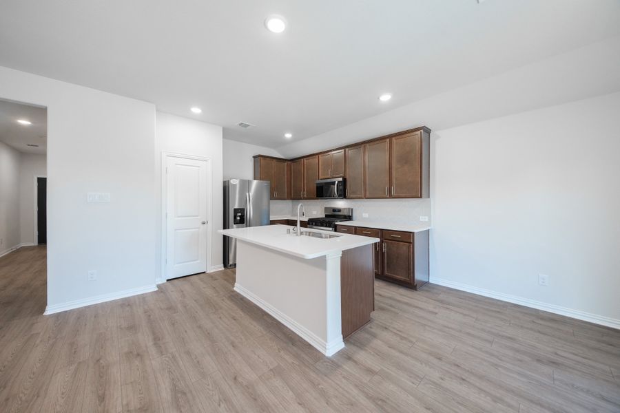 Furnished interior view inside a new home in Wildcat Ranch, Crandall (Image 5).