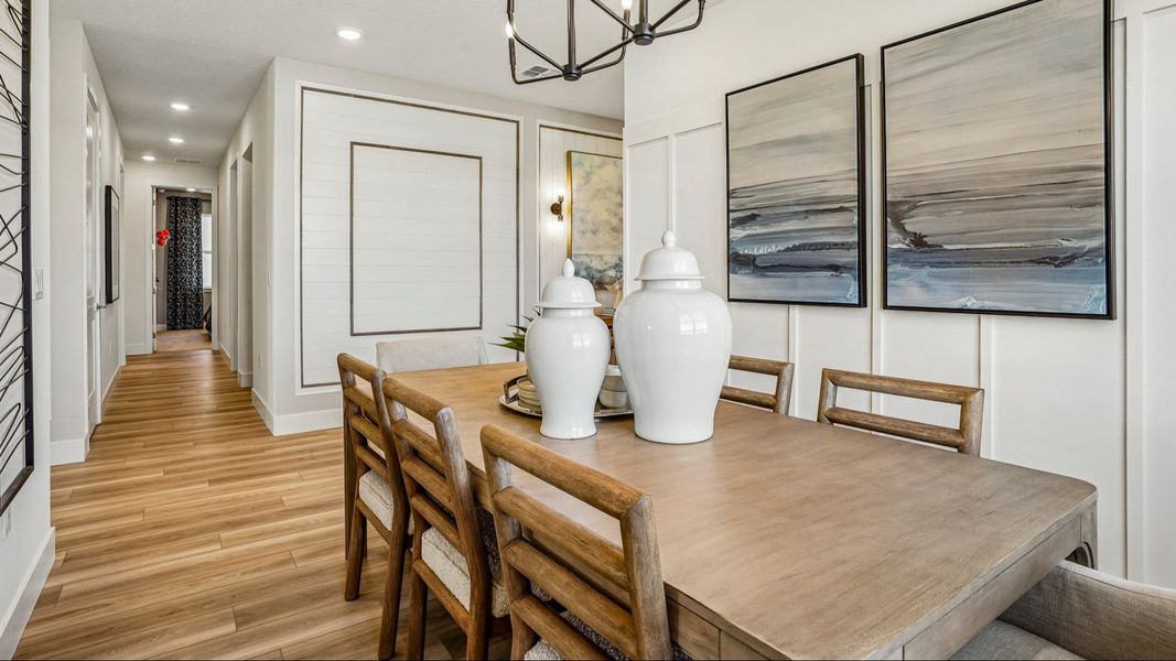 The Oleander Dining Room by DRB Homes in Jacksonville, FL
