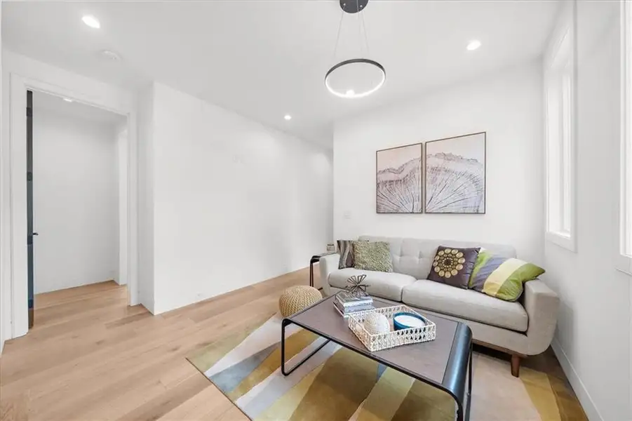 Furnished interior view inside a new home in , Atlanta (Image 65).