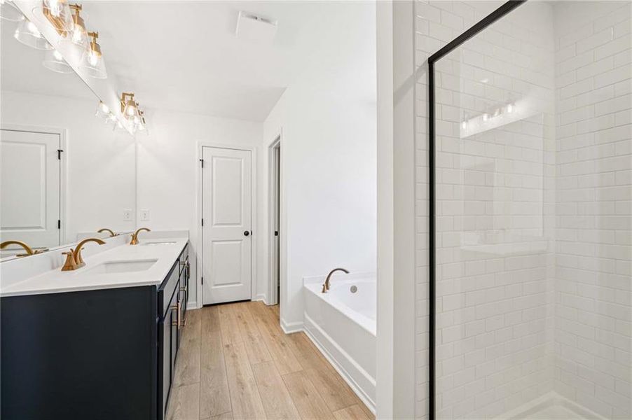 Furnished interior view inside a new home in The Estates at Casteel, Bethlehem (Image 13).
