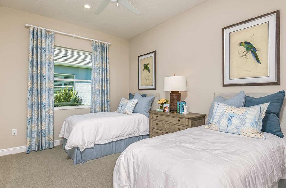 Representative furnished interior of a home built from the Bright Meadow 2 by Neal Communities in Wildleaf at North River Ranch, Parrish (Image 10).
