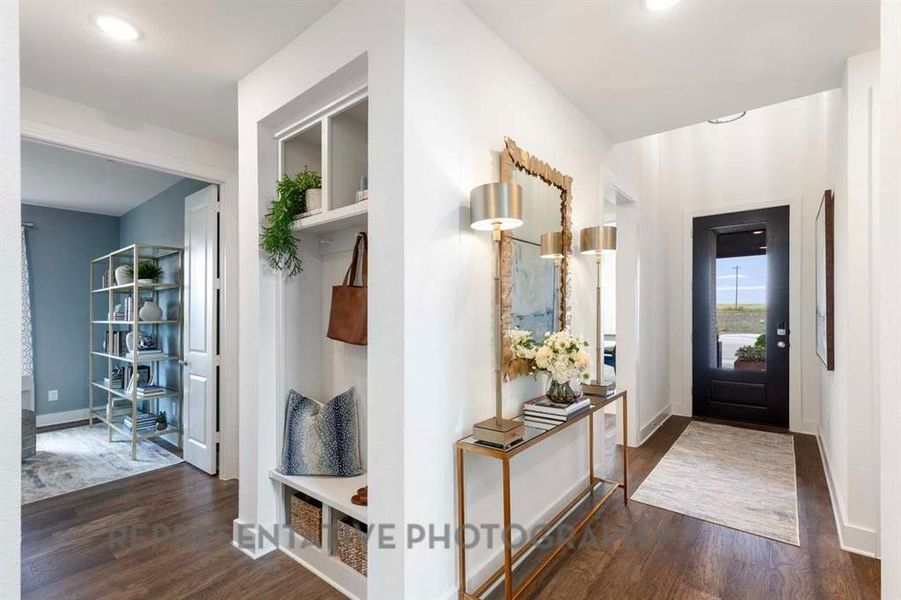Furnished interior view inside a new home in Sonoma Verde: 60ft. lots, McLendon-Chisholm (Image 14).