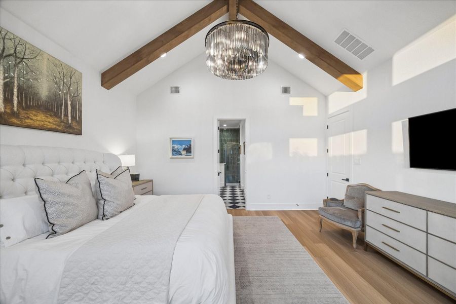 Furnished interior view inside a new home in , Katy (Image 17).