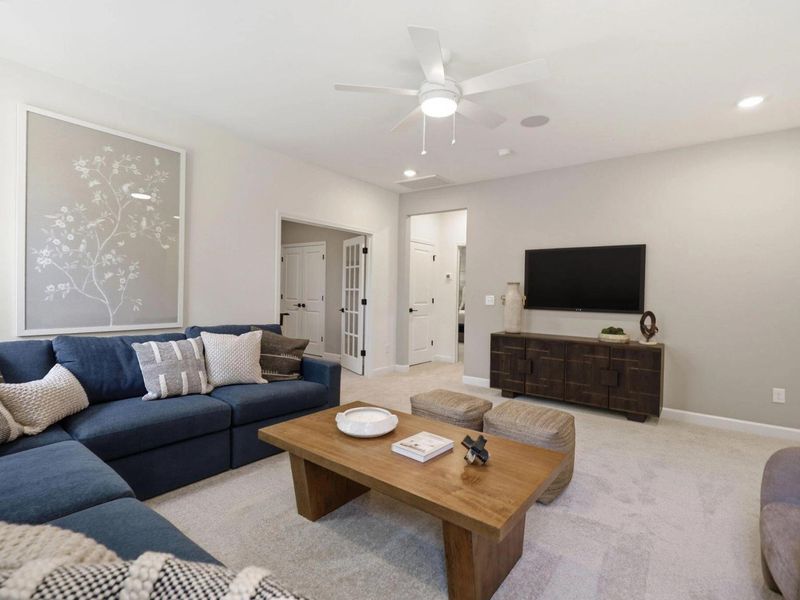 Furnished interior view inside a new home in Rockport, Wake Forest (Image 8).