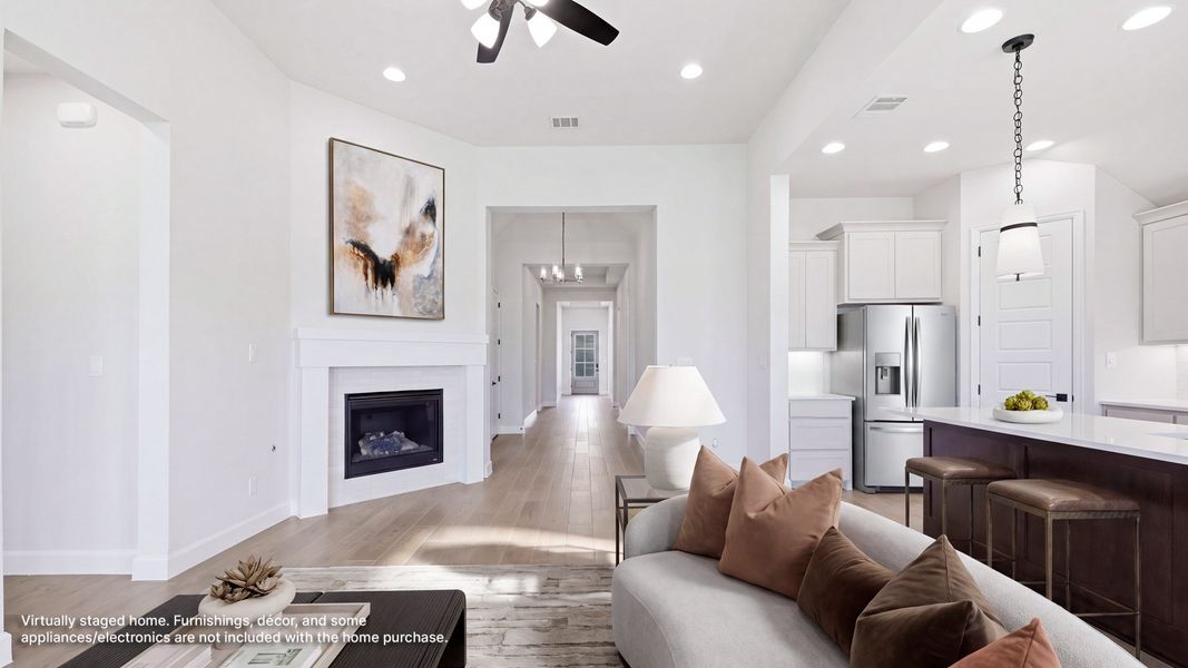 Furnished interior view inside a new home in Hillstead, Lavon (Image 6).