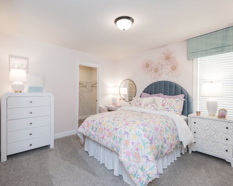 Furnished interior view inside a new home in Marshburn Landing - Bungalow Series, Wendell (Image 15).