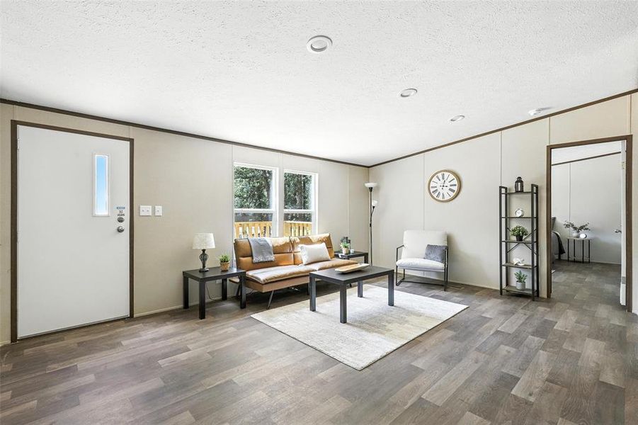 Furnished interior view inside a new home in , Azle (Image 17).