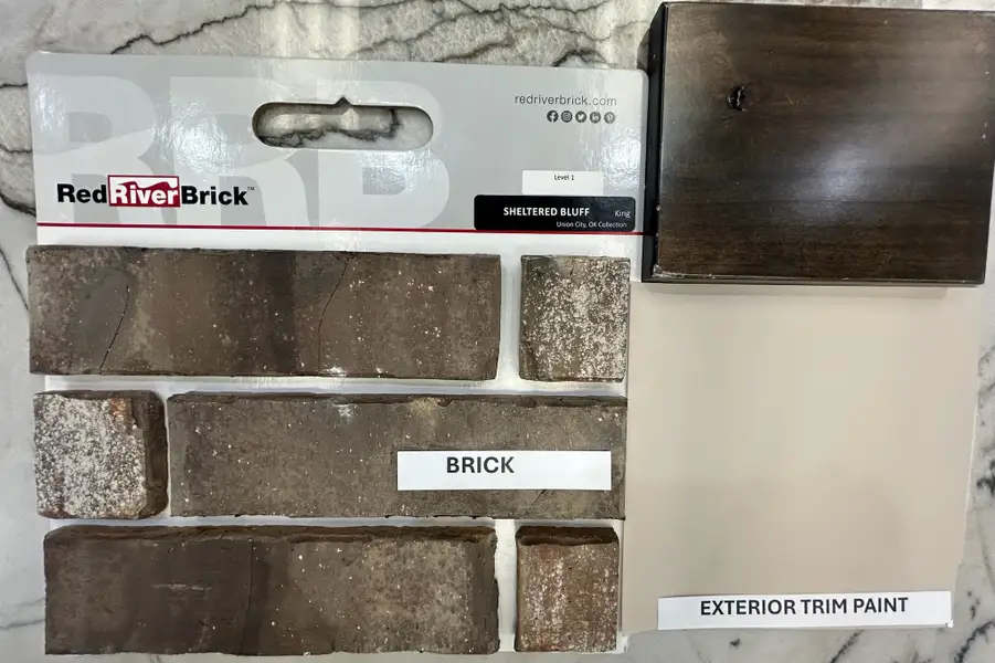 Sample of building materials used in homes in Trail Creek, Cleburne (Image 3).