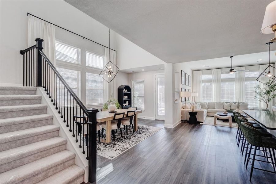 Furnished interior view inside a new home in Sandbrock Ranch, Aubrey (Image 5).