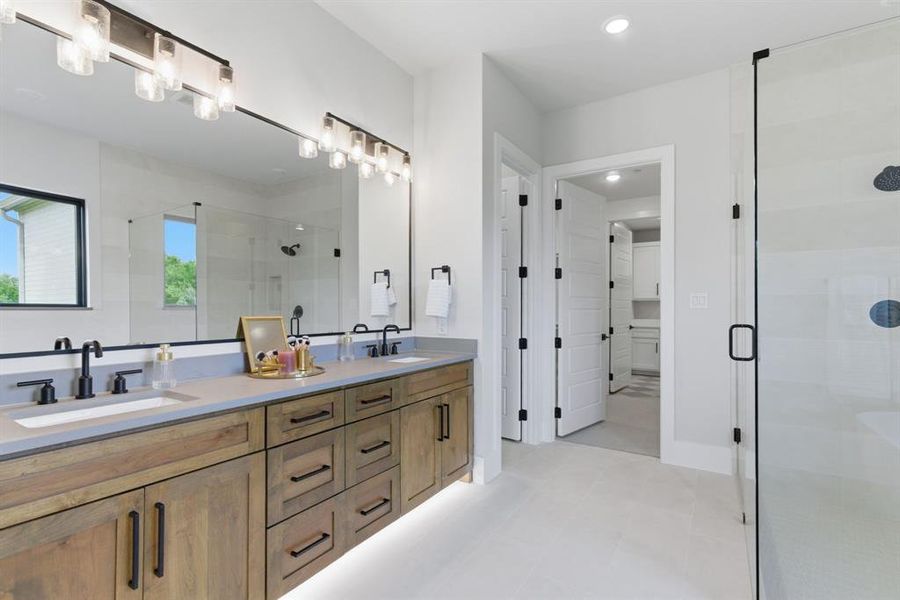Furnished interior view inside a new home in , Northlake (Image 16).