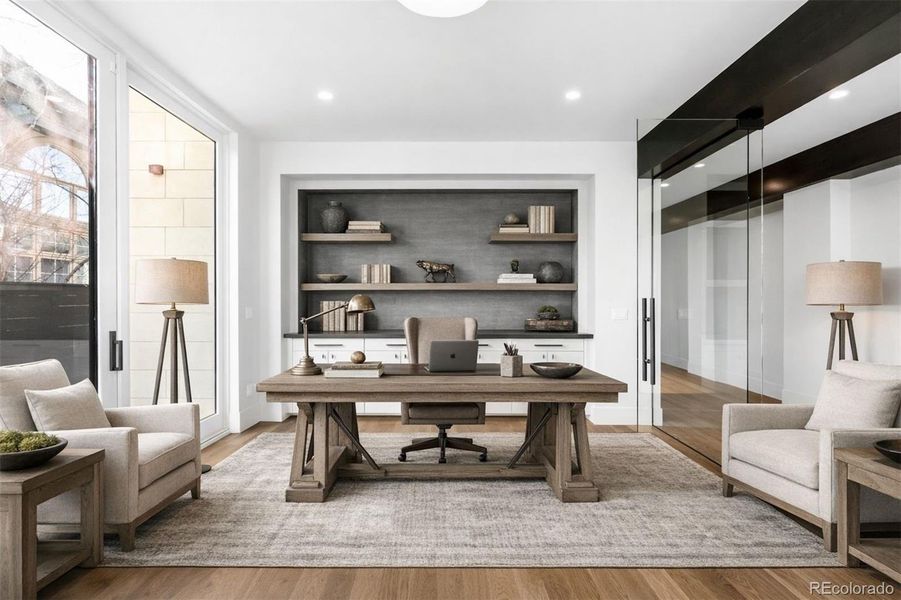 Furnished interior view inside a new home in , Denver (Image 8).
