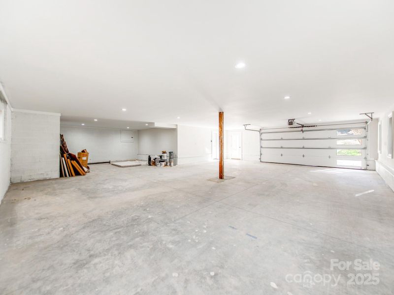 Unfinished Room Can be Gym, Workshop or Whatever Your Preference