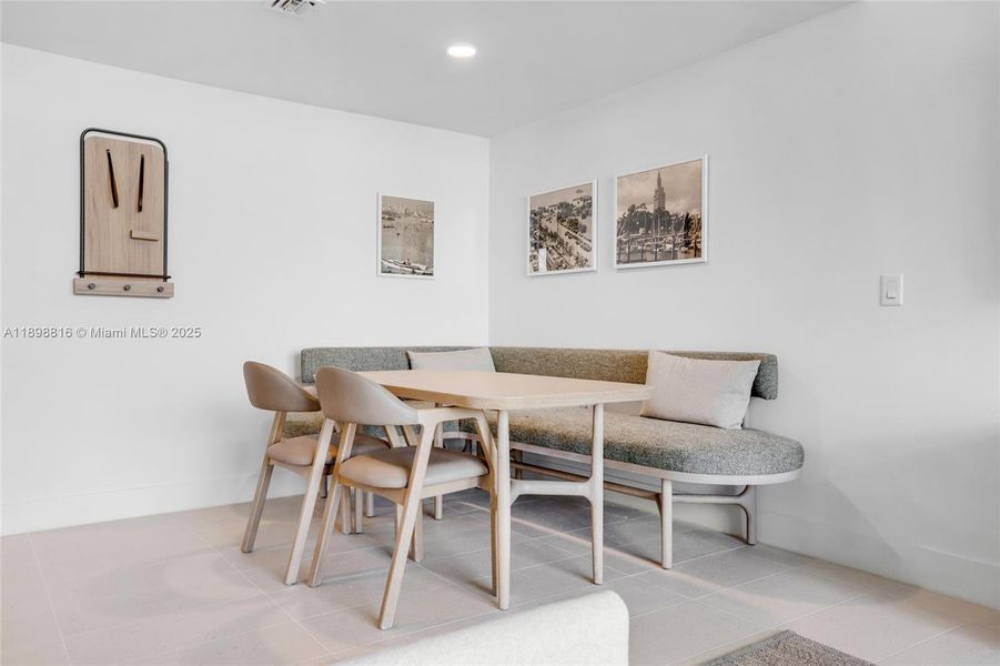 Furnished interior view inside a new home in , Miami (Image 13). Furnished interior view inside a new home in , Miami (Image 13).