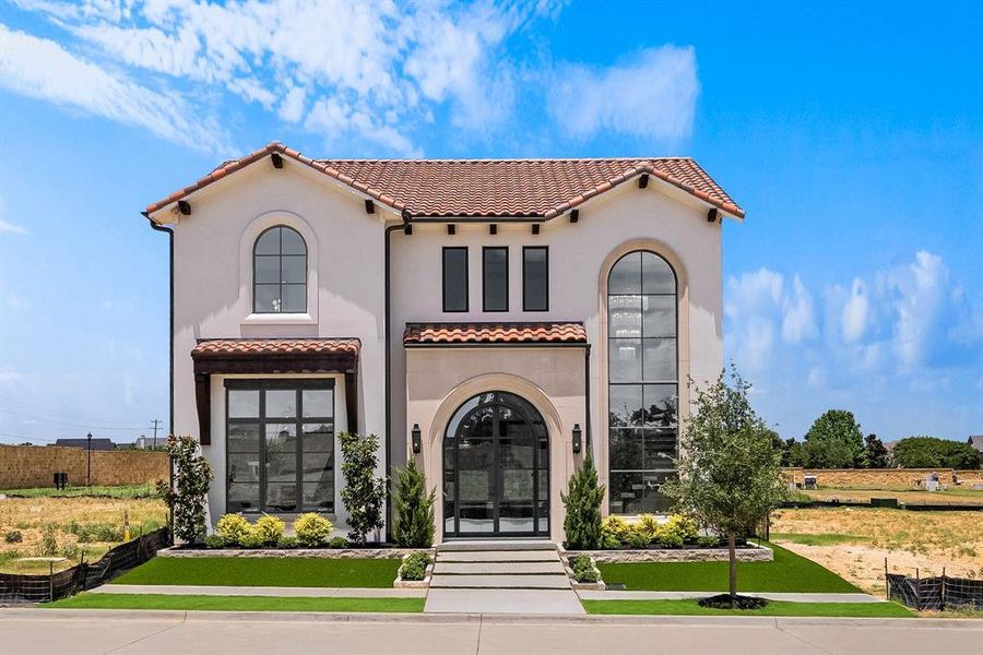 Front exterior of a new home in , Southlake, TX, highlighting curb appeal (Image 27).