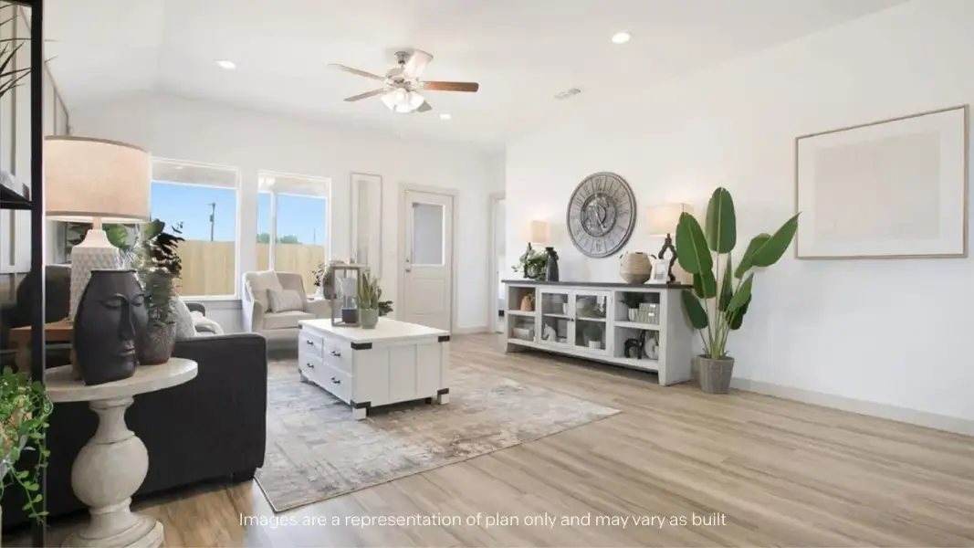 Furnished interior view inside a new home in Terra Vista, Lubbock (Image 6).