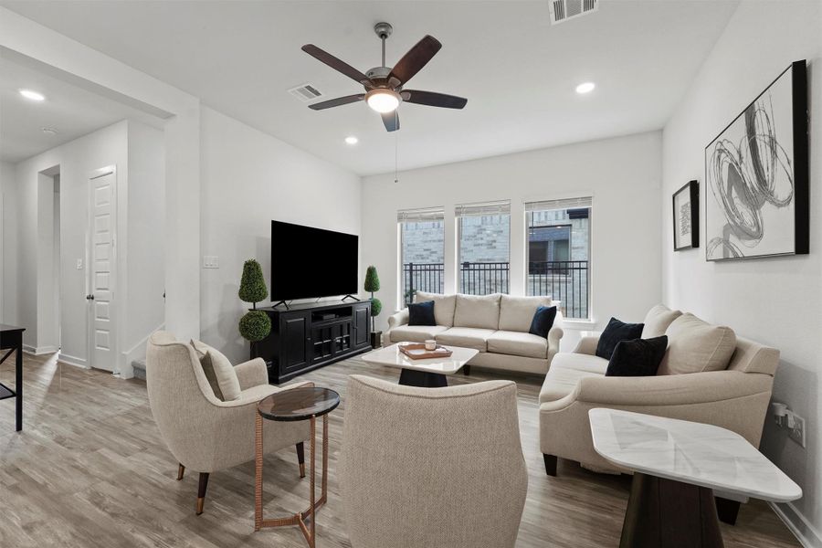 Furnished interior view inside a new home in , Cypress (Image 13). Furnished interior view inside a new home in , Cypress (Image 13).