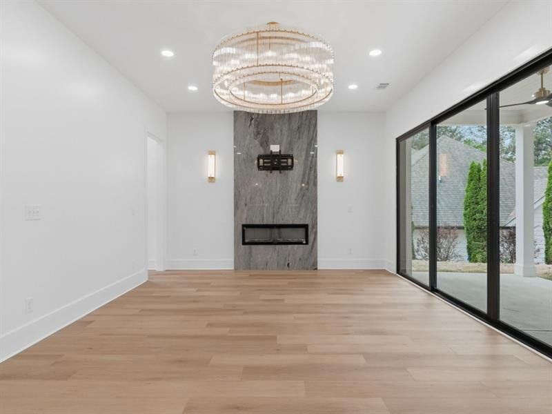 Spacious, unfurnished interior of a new home in , Canton (Image 48).