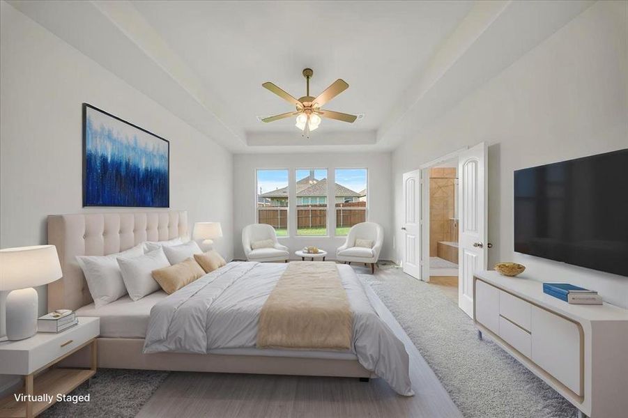 Furnished interior view inside a new home in Liberty Pointe, Gainesville (Image 8). Furnished interior view inside a new home in Liberty Pointe, Gainesville (Image 8).