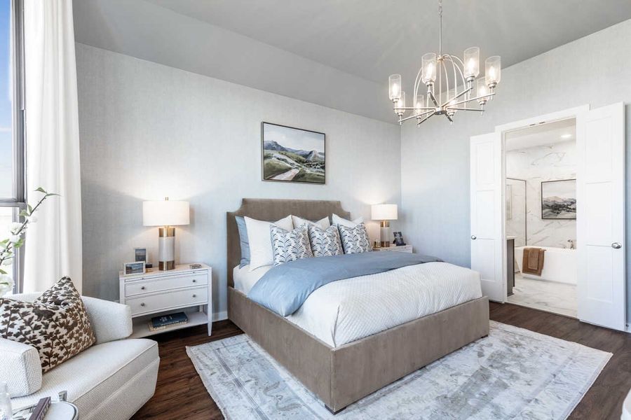 Representative Primary Bedroom - some options shown