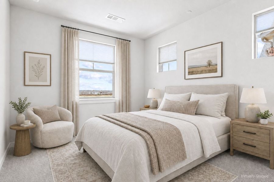 Furnished interior view inside a new home in Wildridge, Oak Point (Image 29).
