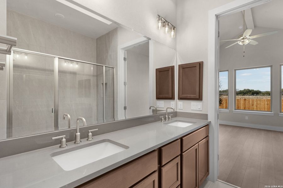 Furnished interior view inside a new home in Davis Ranch, San Antonio (Image 7).