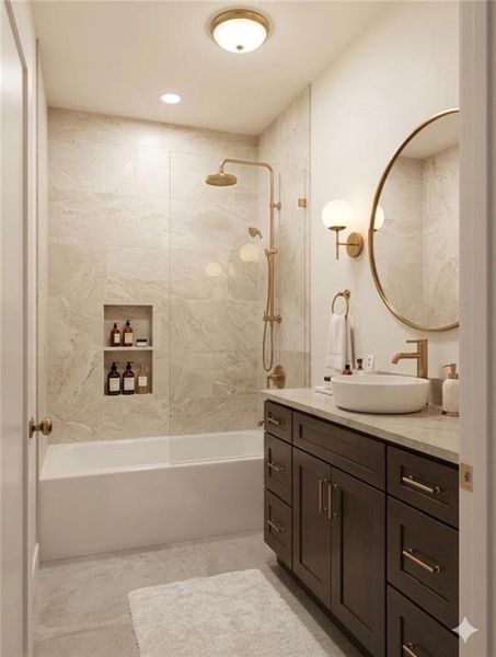 Furnished interior view inside a new home in , Buford (Image 14).