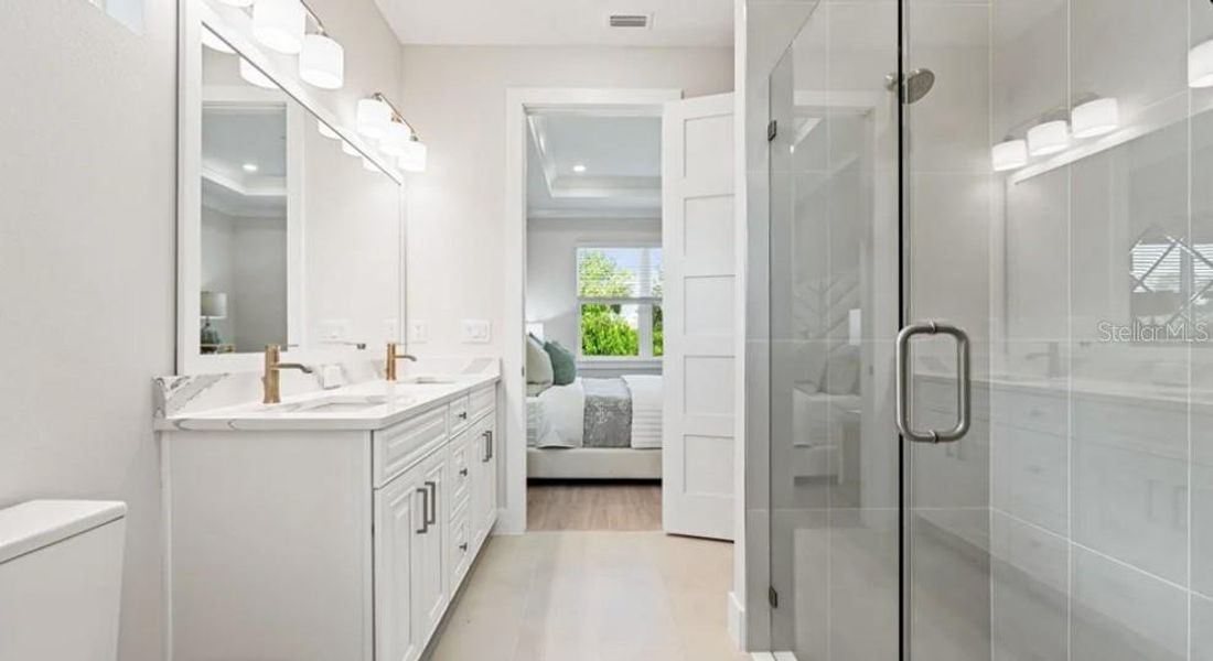 Furnished interior view inside a new home in Esplanade at Azario Lakewood Ranch, Bradenton (Image 12).