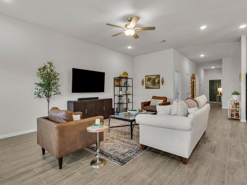 This large living space is perfect for creating memories.