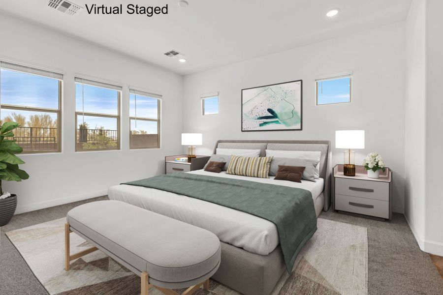 Furnished interior view inside a new home in Tavira at Twin Peaks, Marana (Image 6).