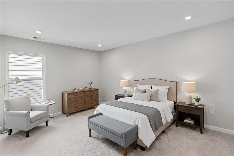 Furnished interior view inside a new home in Twin Lakes, Hoschton (Image 18).