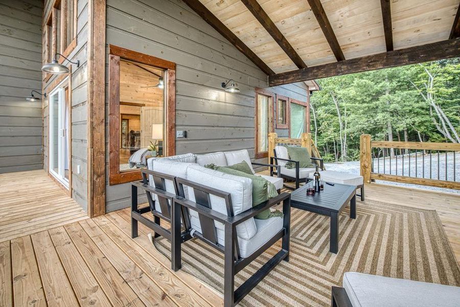 Exterior details and patio area of a home in , Mineral Bluff (Image 32). Exterior details and patio area of a home in , Mineral Bluff (Image 32).