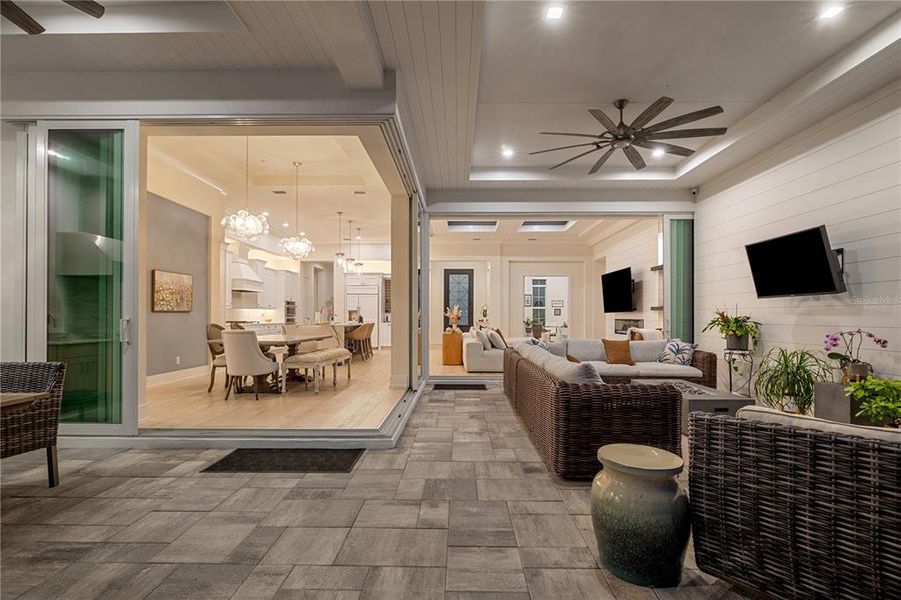 Furnished interior view inside a new home in , Palmetto (Image 13).